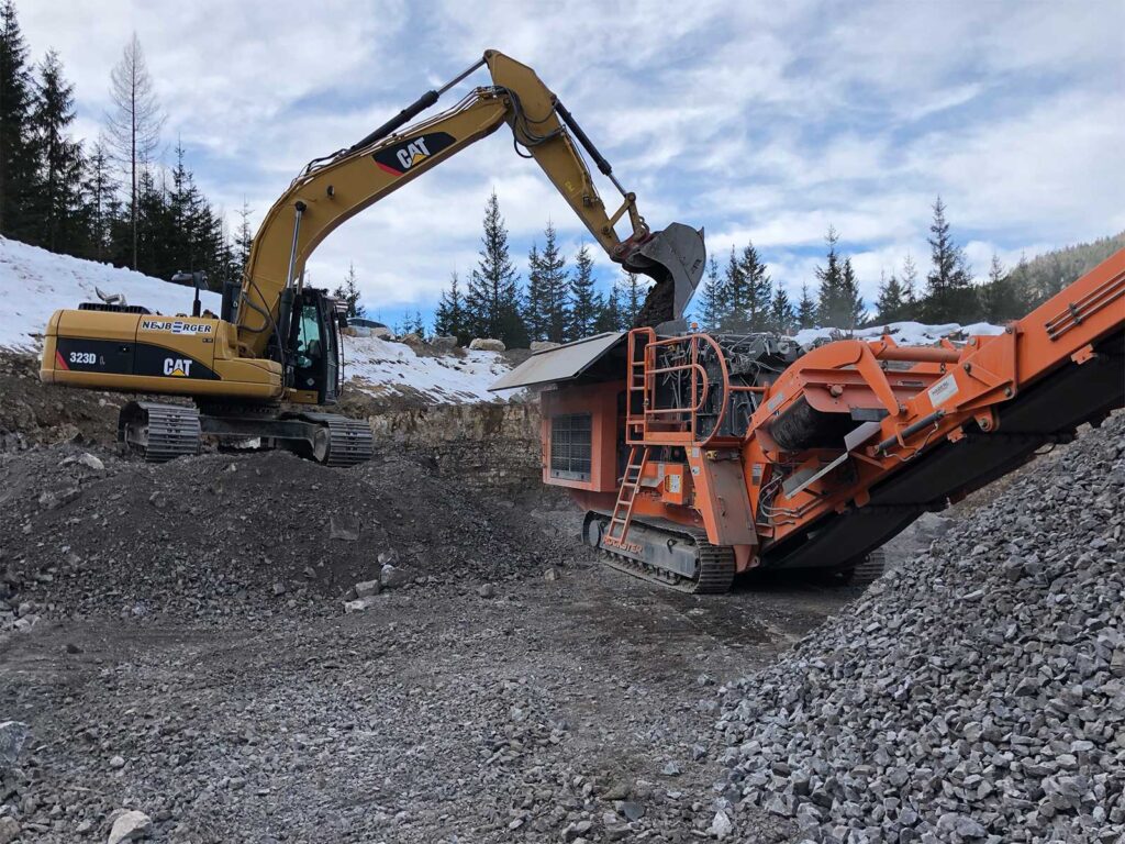 Materialgewinnung und -aufbereitung