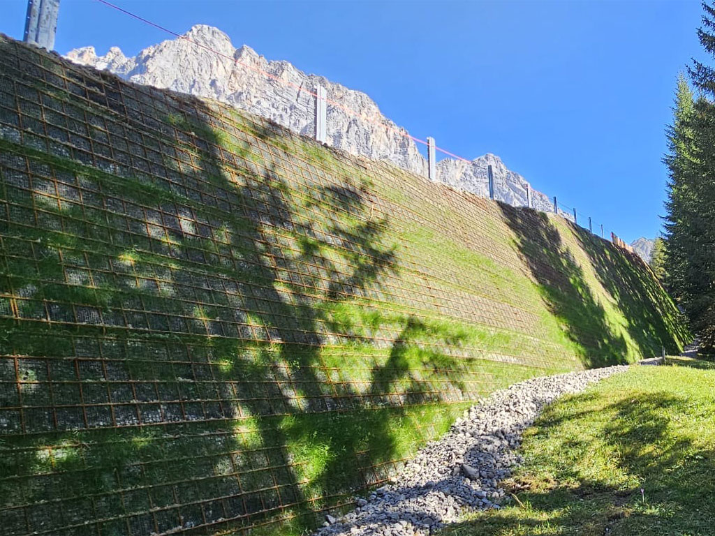 Bewehrte Erde – Ehrwald